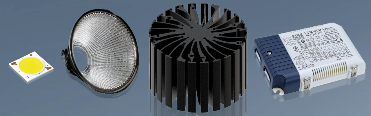 Configurable COB Light-Engines – Powered by Nichia, LEDiL, MechaTronix, and MeanWell