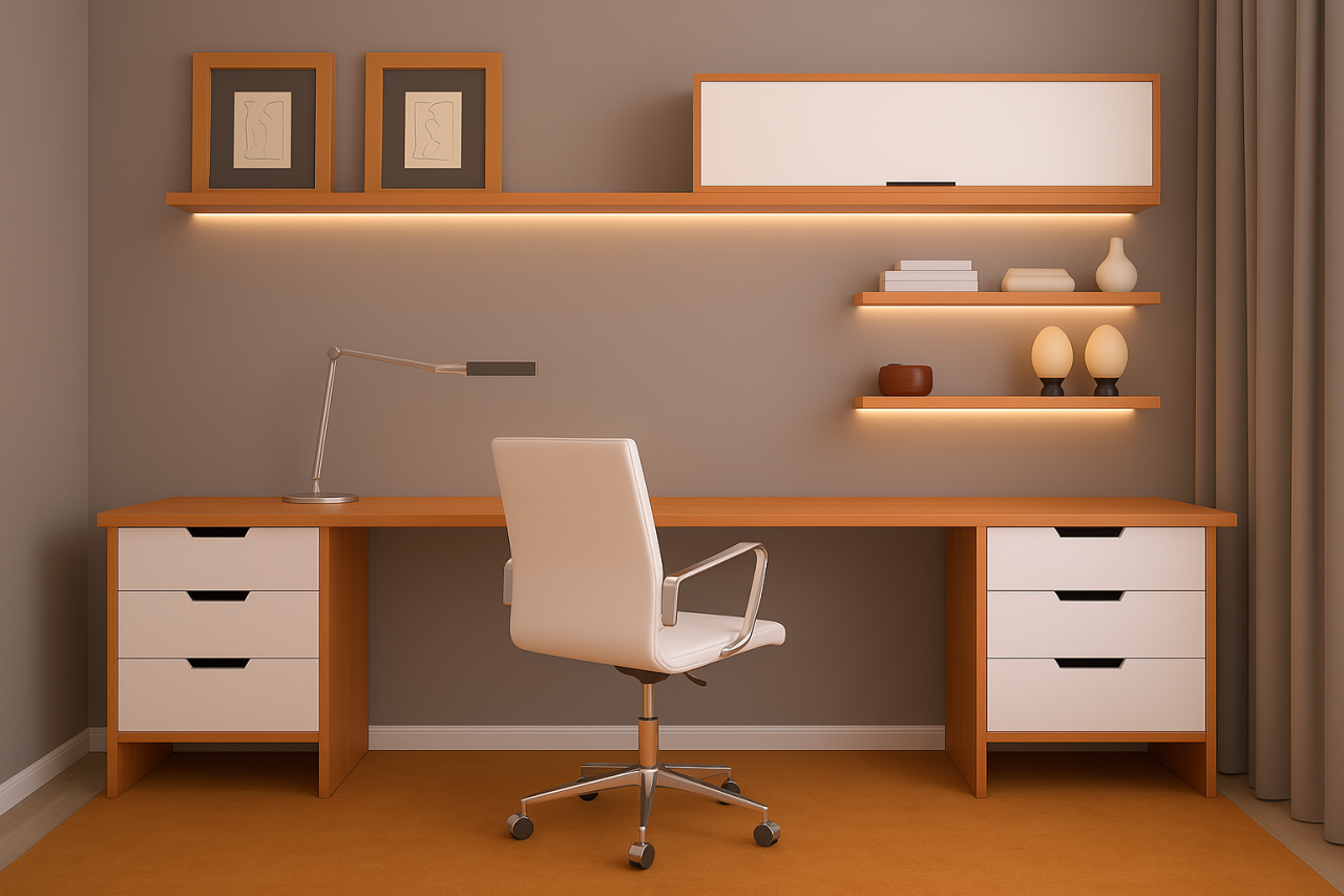 LED strip lighting for home office