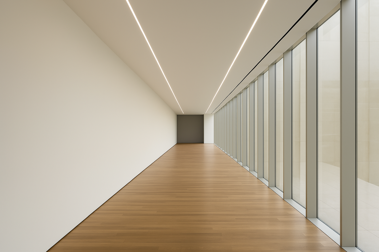 LED strip linear light for corridors