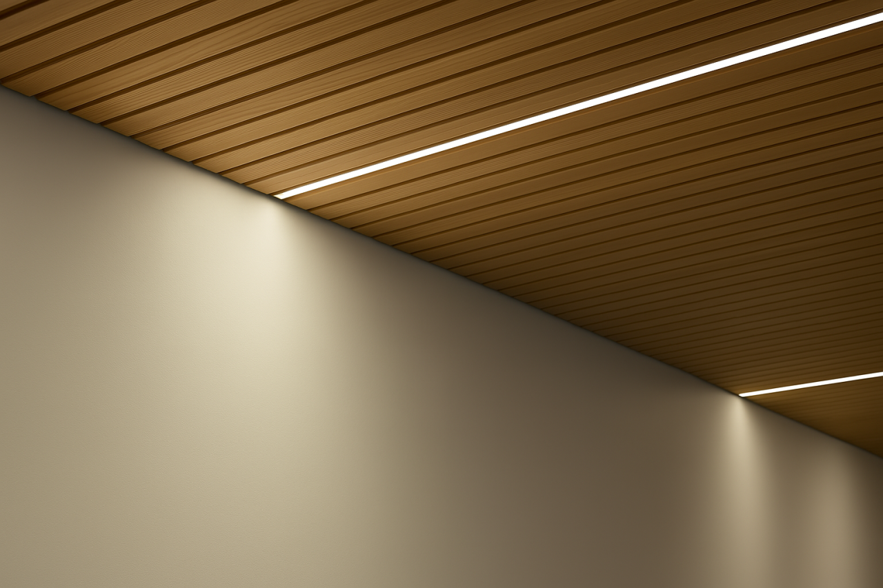 White or light surfaces are best for lighting
