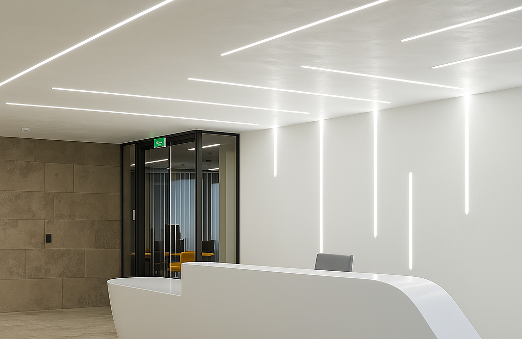 Commercial LED strip linear lighting