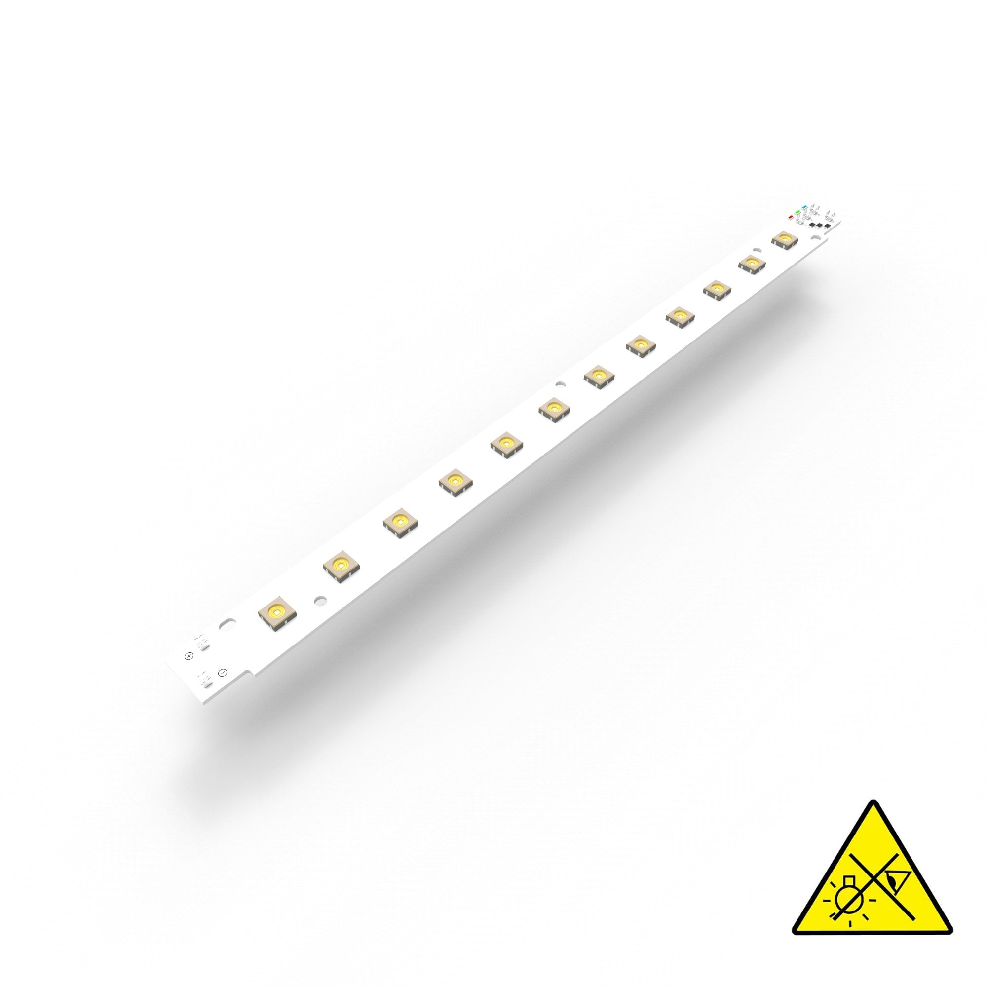 Violet UVC Osram SU CULCN1.VC LED Strip 275nm 12 LEDs 306mW 28.1cm 300mA 6.48W for disinfection