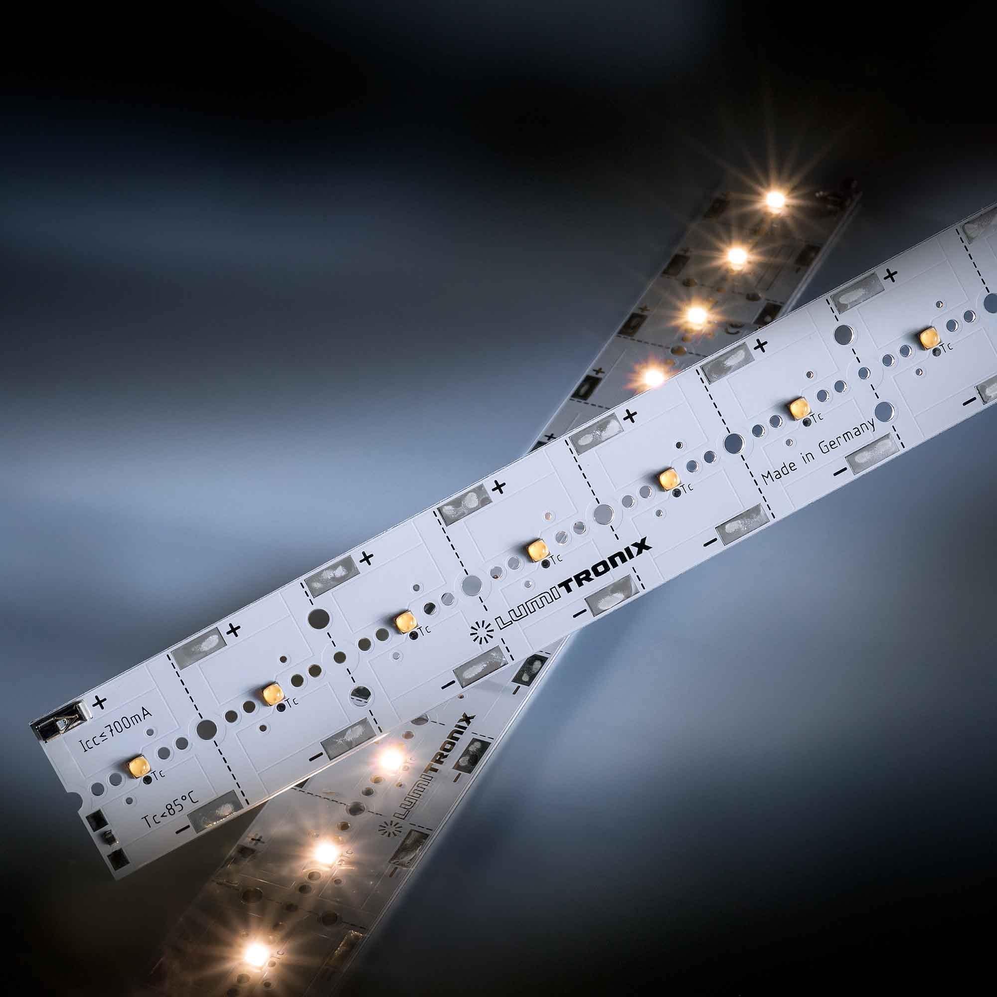 PowerBar V3 Osram Oslon Square LED Module Aluminium Neutral White 4000K CRI90 3300lm 12 LEDs 700mA 24.78W 28.6cm 3-step - view 3