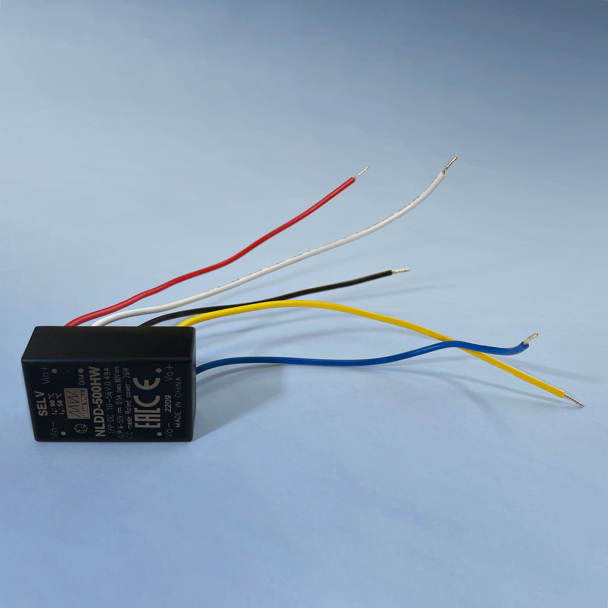 Constant Current LED Driver Mean Well NLDD-350HW 350mA 10-56VDC to 6-52VDC PWM Remote On/Off - view 6