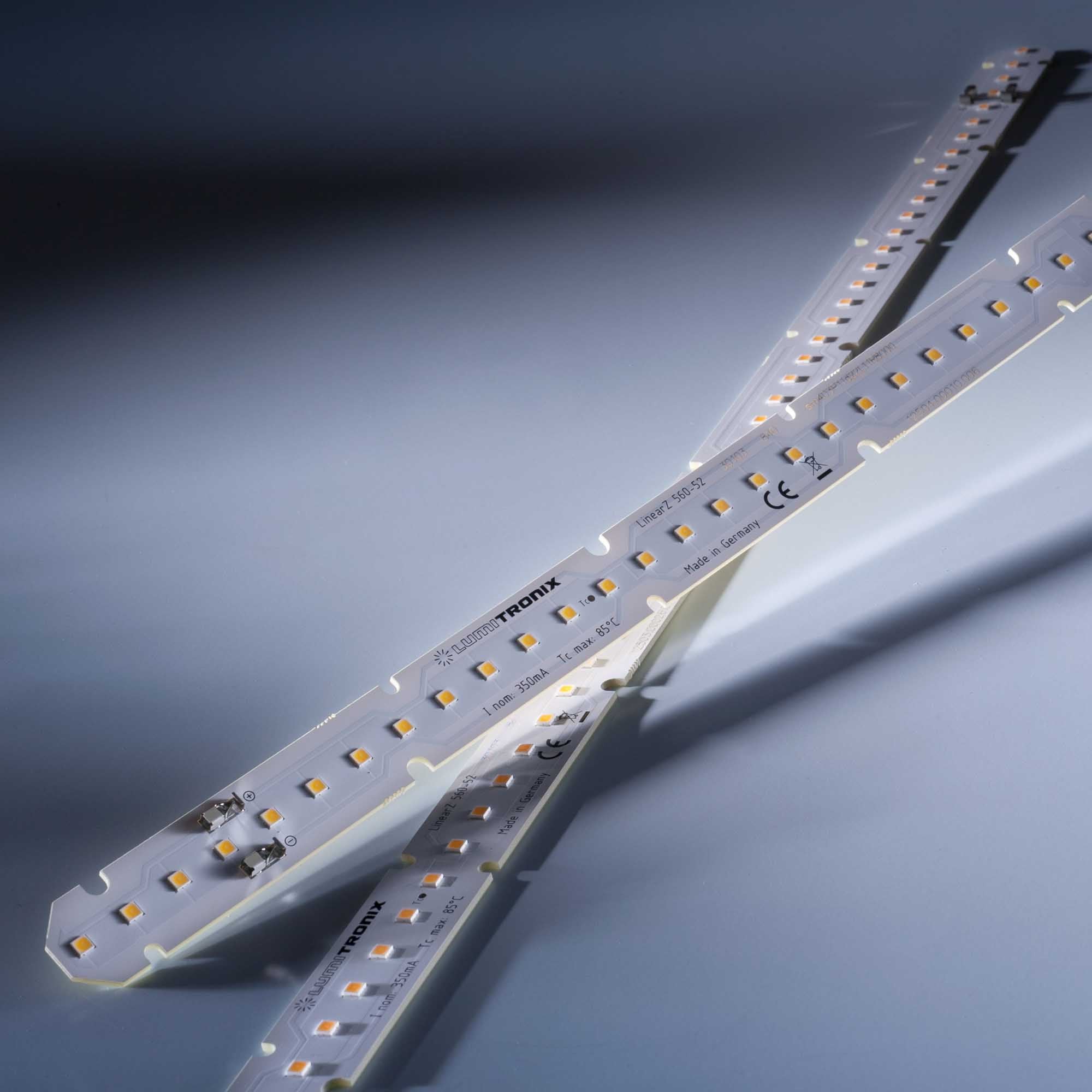 LumiBar-56-3095 Nichia H6 LED Strip Zhaga Warm White 2700K CRI95 1760lm 350mA 36.8V 12.9W 56cm (3151 lm/m 23W/m)