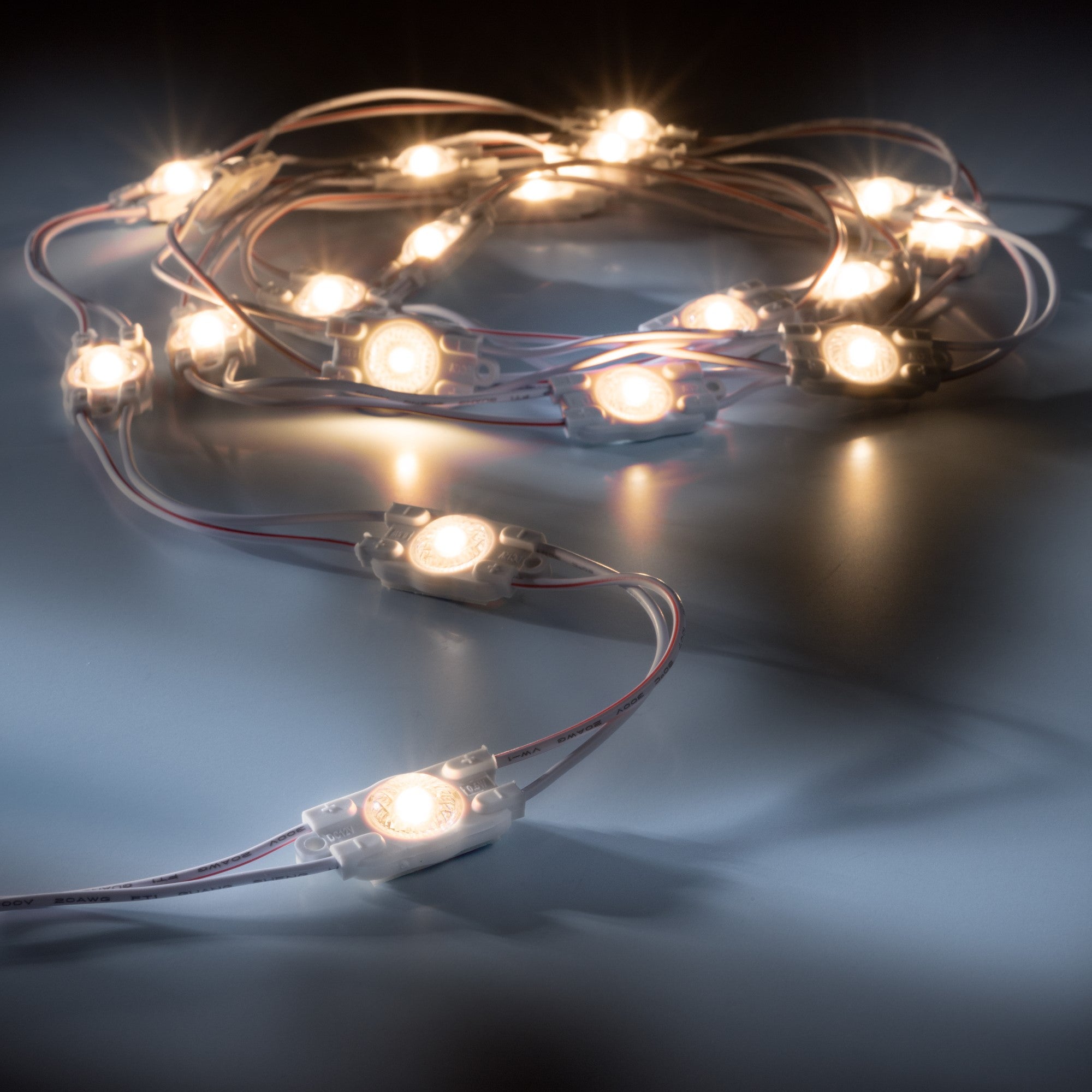 leds.de Waterproof LED modules 1 LED 12V IP67 20 pieces 2700 - 3000K