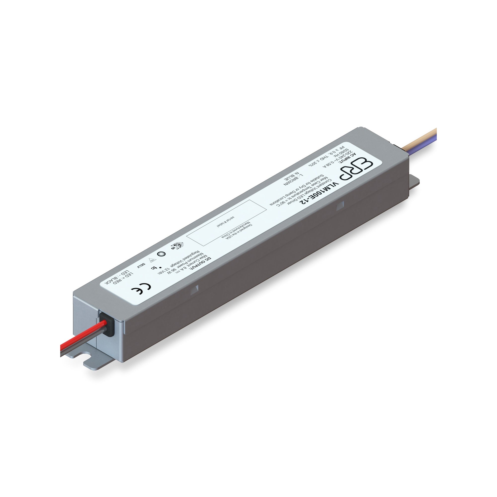 ERP Power VLM100E-48 48V-96W power supply with leads