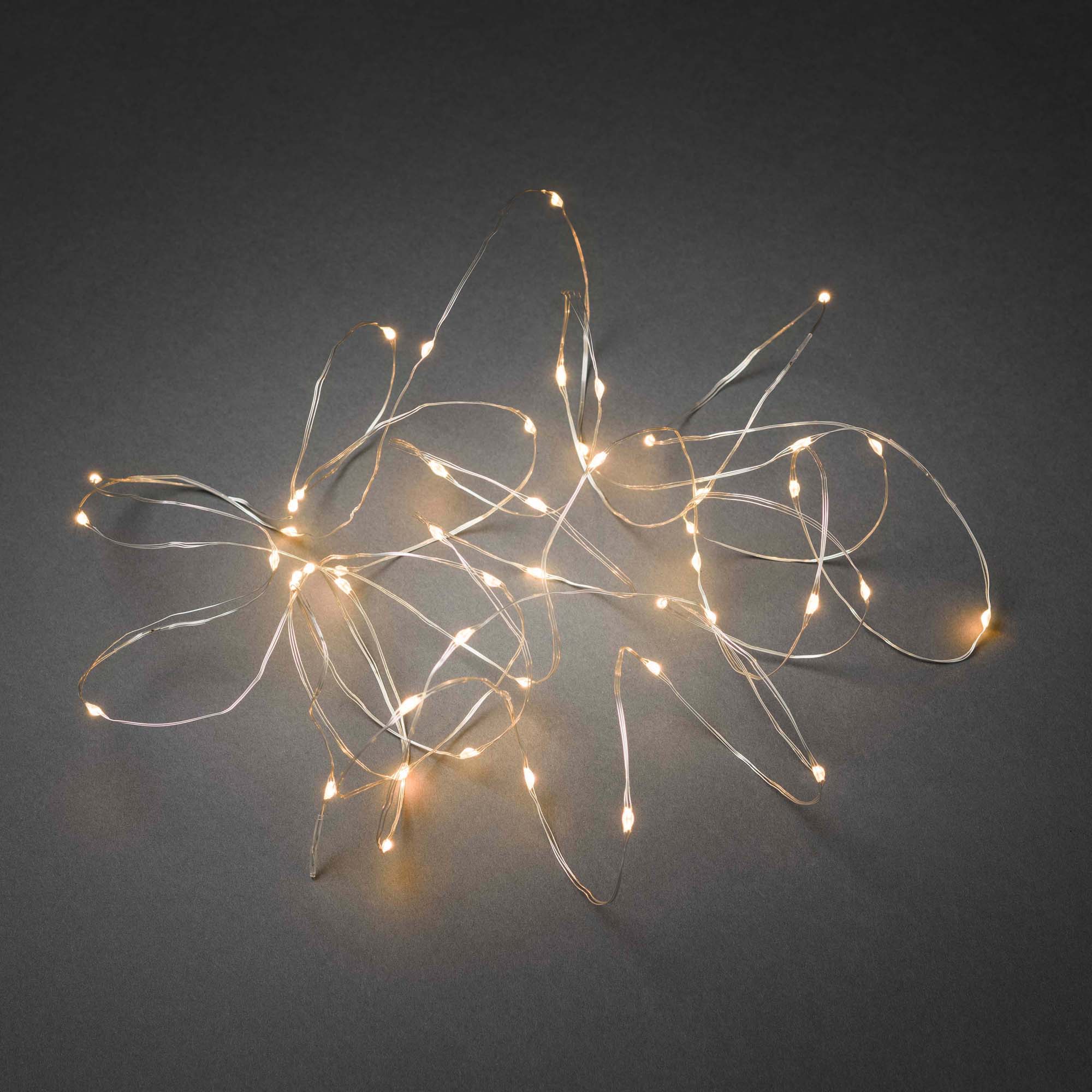 Konstsmide LED Drop Light Chain amber 14.9m 100 LEDs app-controlled