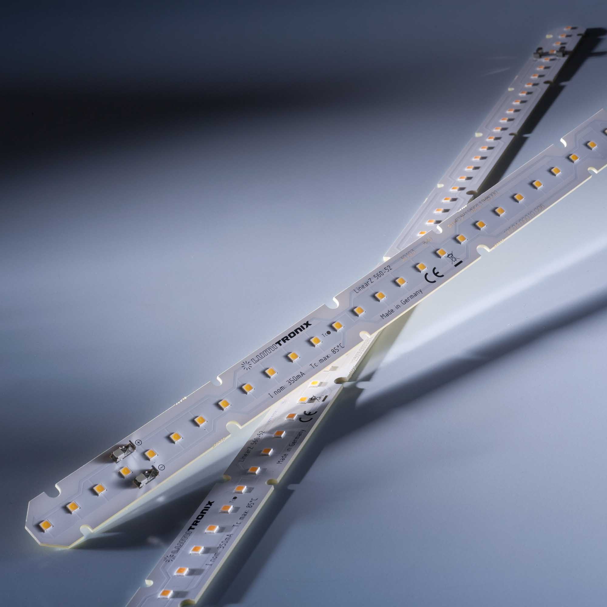 LumiBar-56-4080 Nichia LED Strip Zhaga warm white 3000K 2120lm 350mA 37.5V 52 LEDs 56cm module (3786lm/m 24W/m)