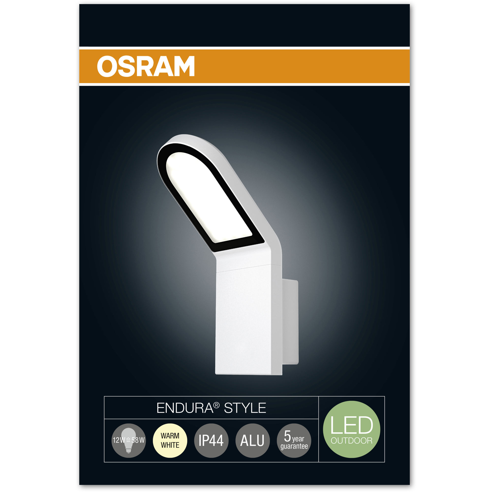 Wall LED lamp OSRAM Endura Style Wall White 3000K 12W 770lm
