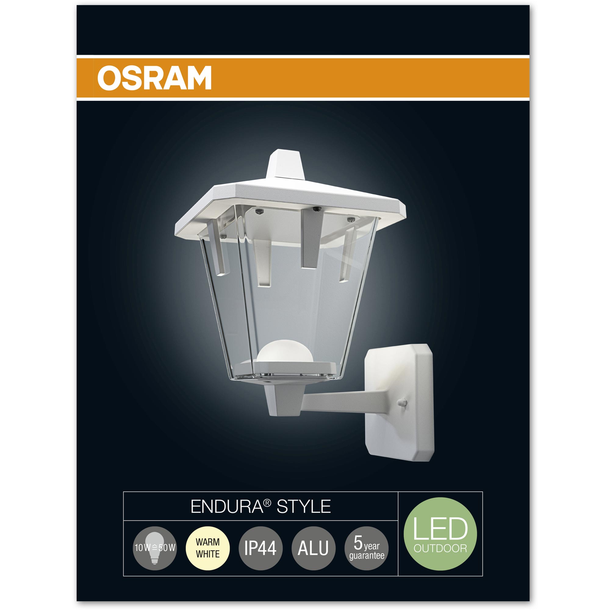 Wall LED lamp OSRAM Endura Style Lantern Classic Up White 3000K 10W 640lm