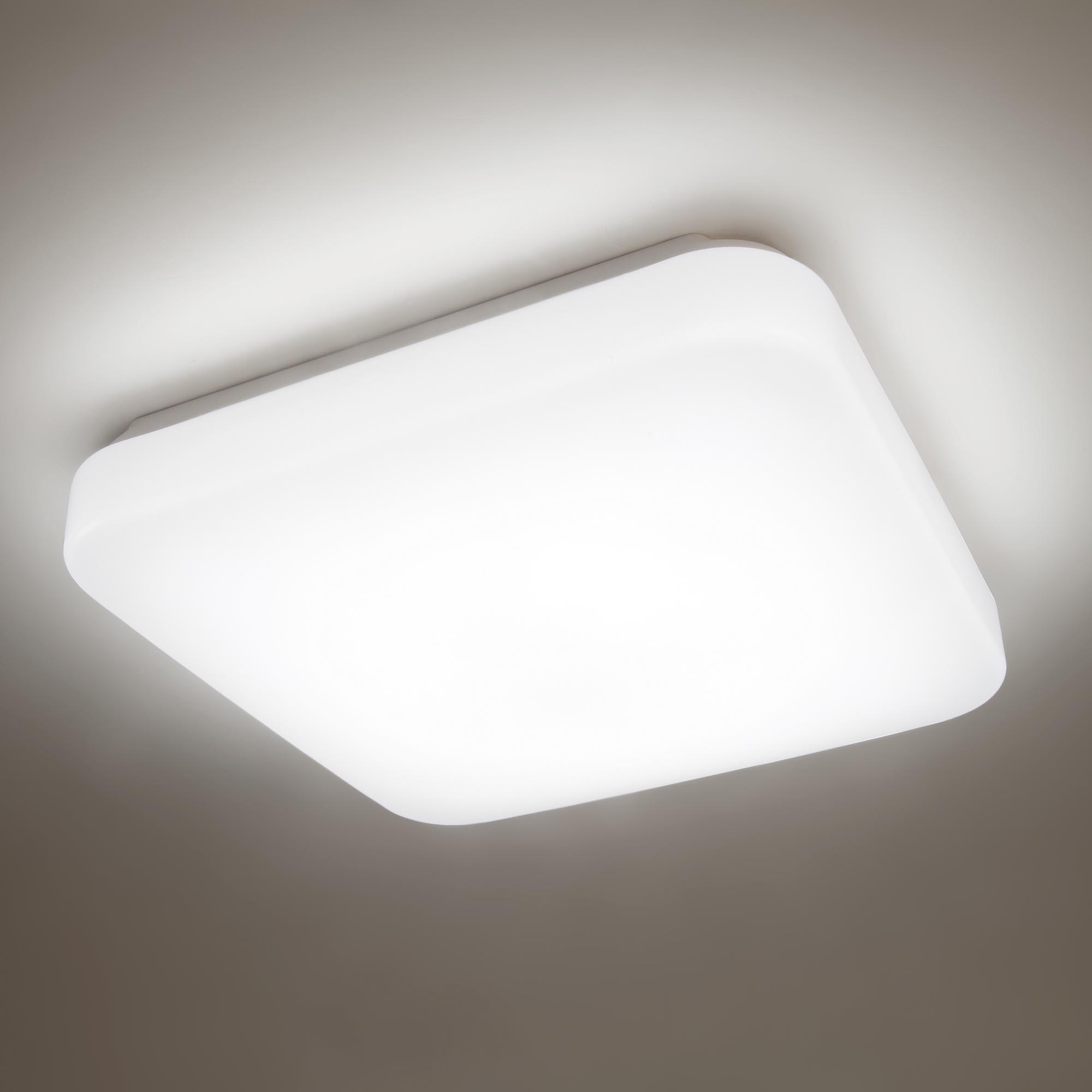 Philips myLiving LED ceiling light Mauve white square 2000lm 17W