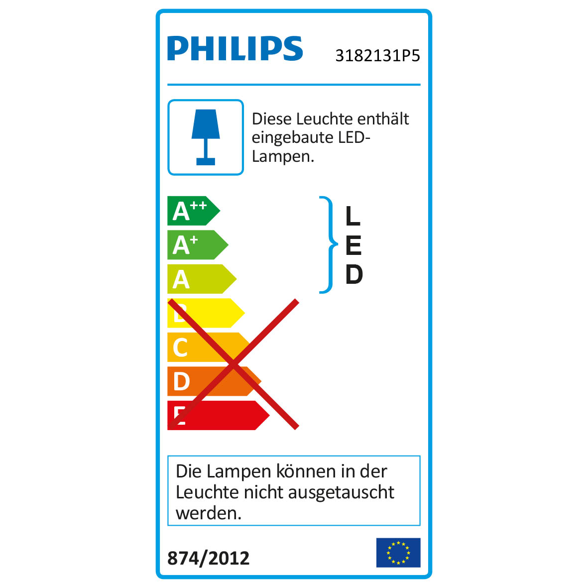 Philips myLiving LED ceiling light Wawel white 35cm 1600lm 17W