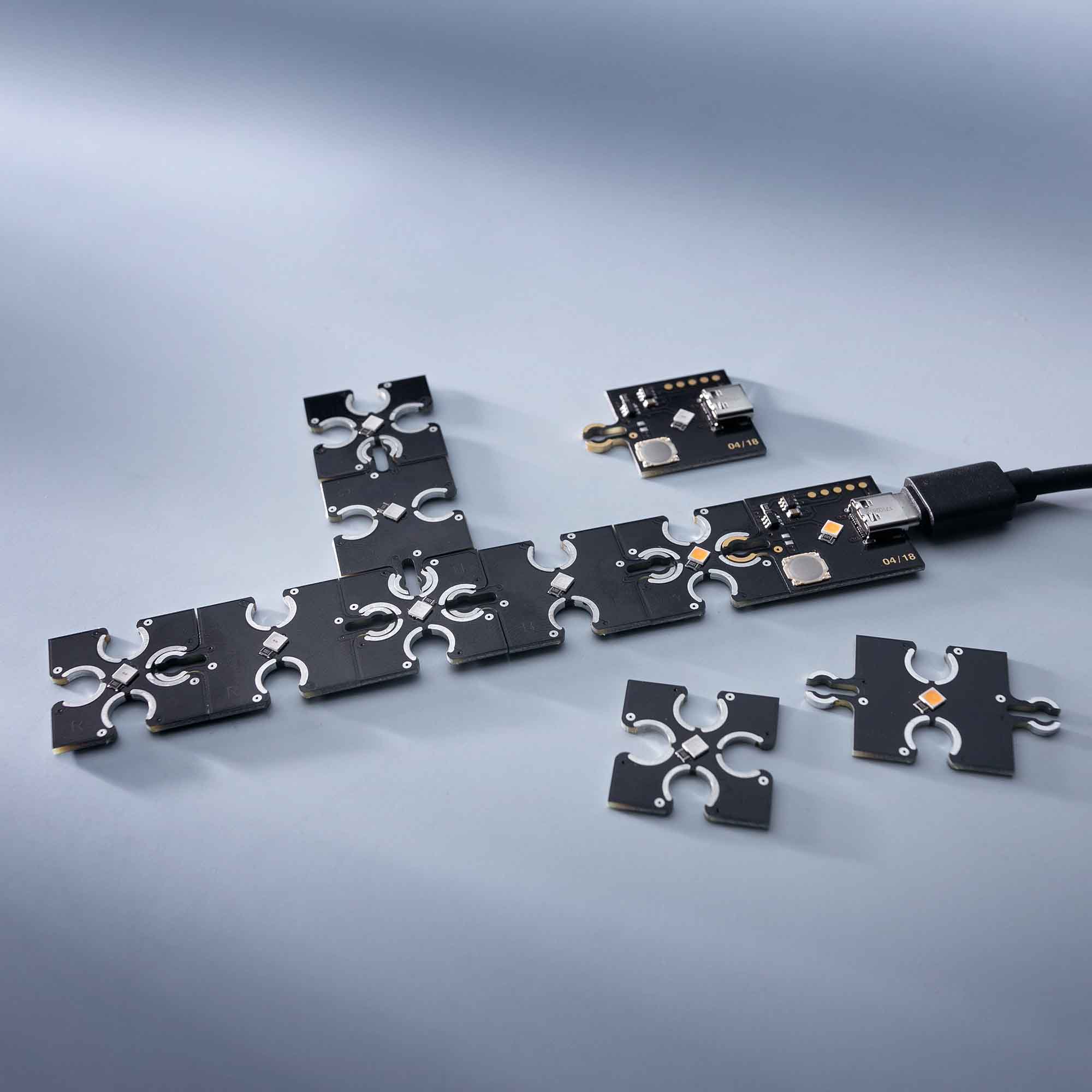 ConextPlay male module warm white 1 LED 2.5x2.5cm 5V 10lm 0.1W