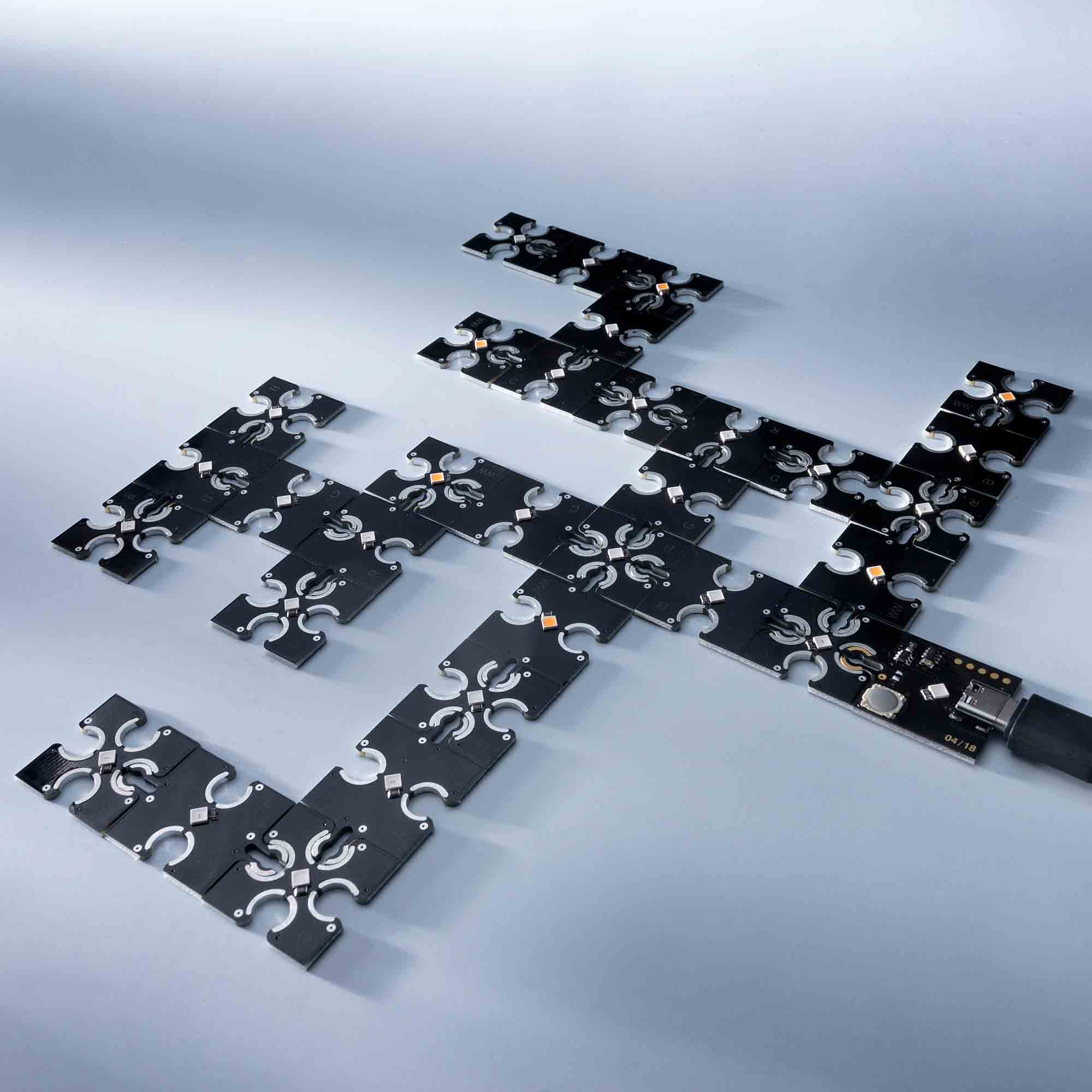 ConextPlay male module warm white 1 LED 2.5x2.5cm 5V 10lm 0.1W