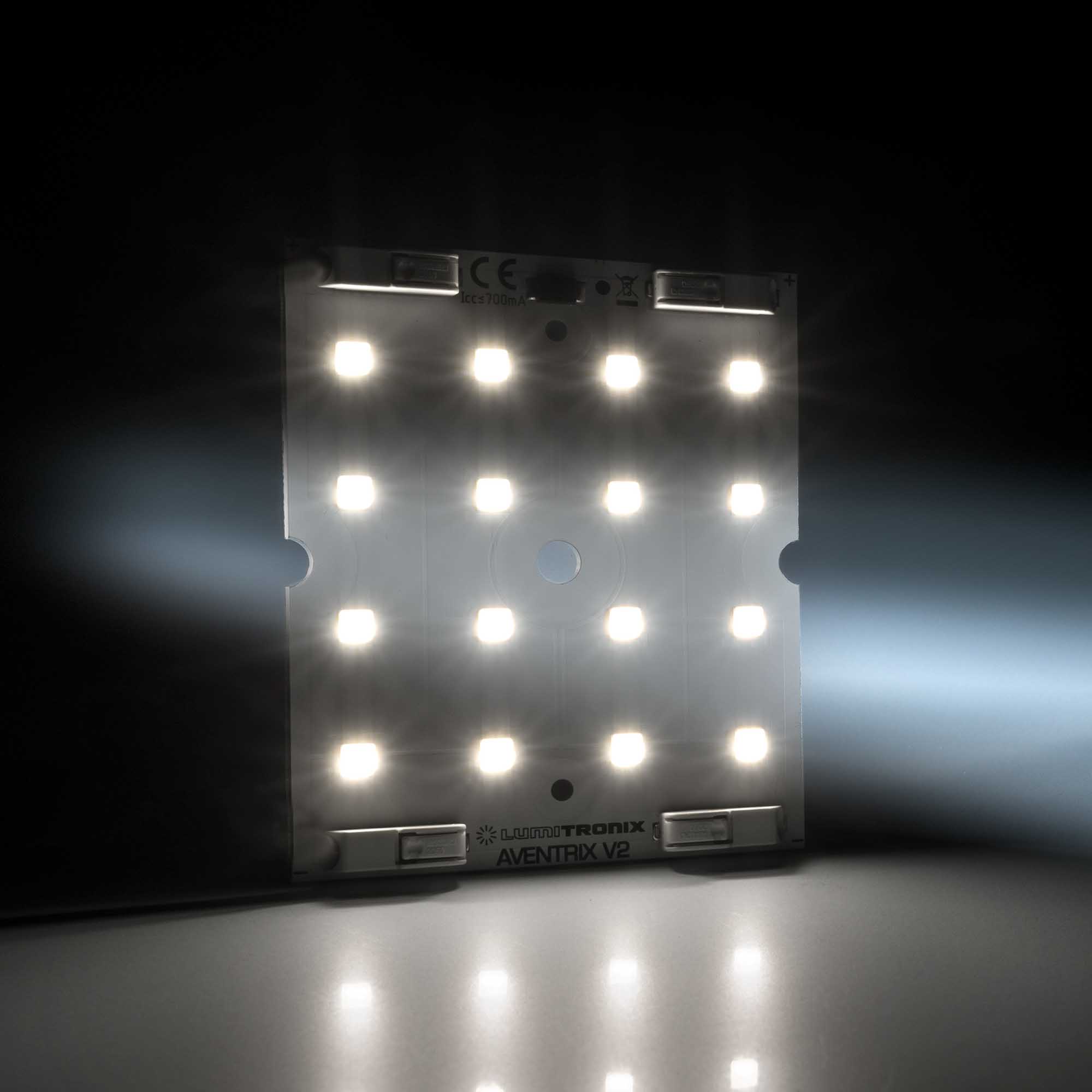 Aventrix 4x4 V2 LED Module 16x Nichia 757 LEDs 4000K CRI 80 1270lm 7.8W
