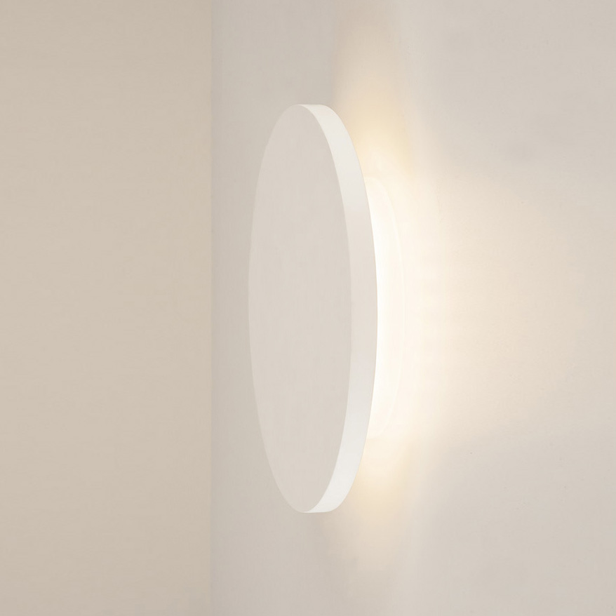 SLV Plastra LED wall light round 400lm 7.4W