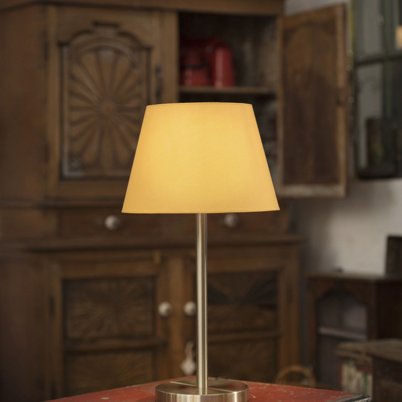 SLV Fenda Table Lamp, Lamp Base, Without Shade, metal brushed