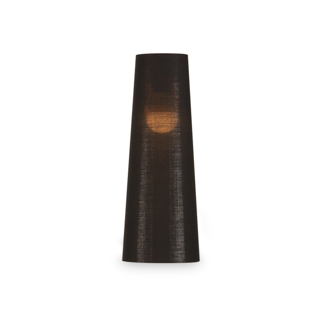 SLV Fenda Lampshade, Conical, D/H 15/40 cm, black-copper