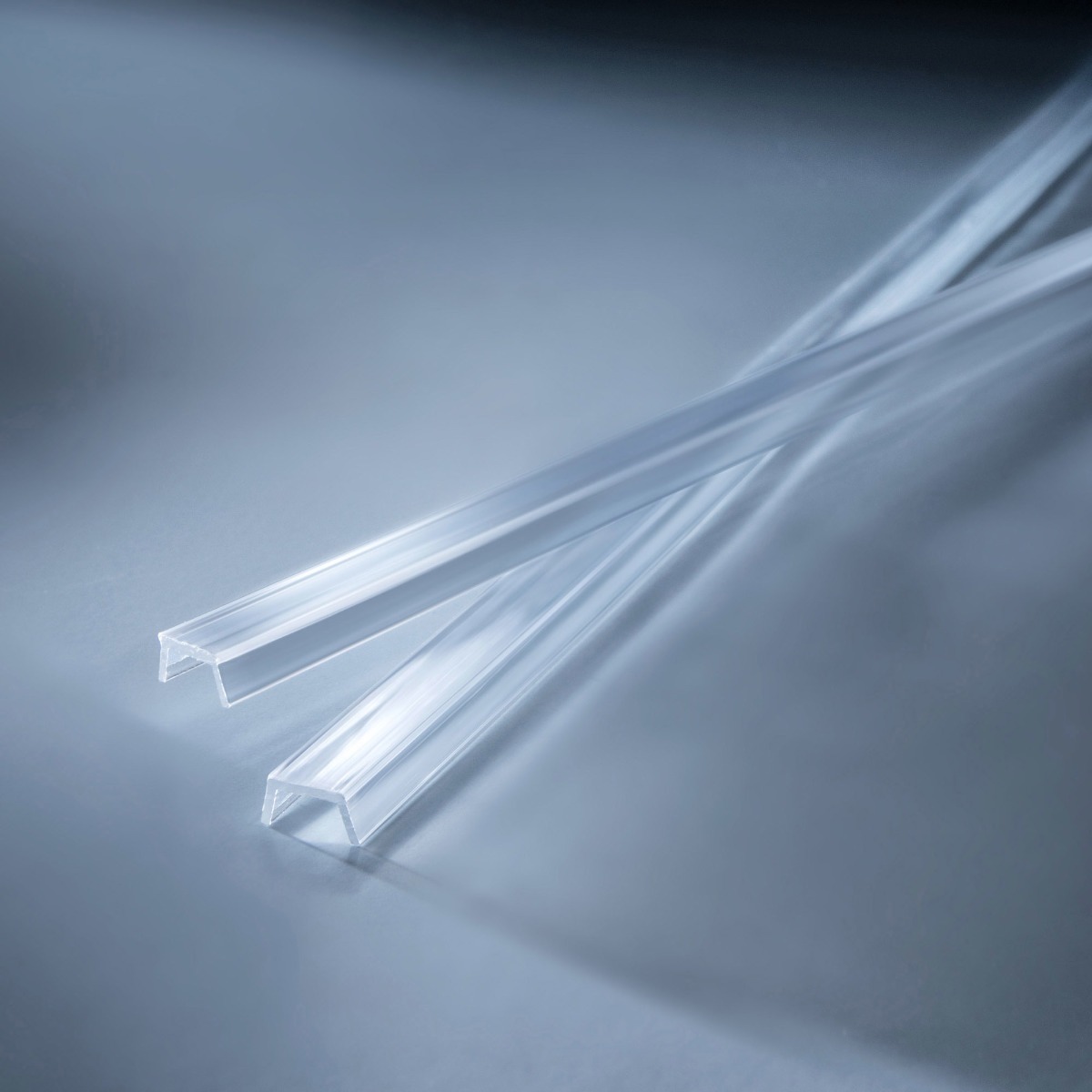 Clear cover for profile AluSlim 1020mm