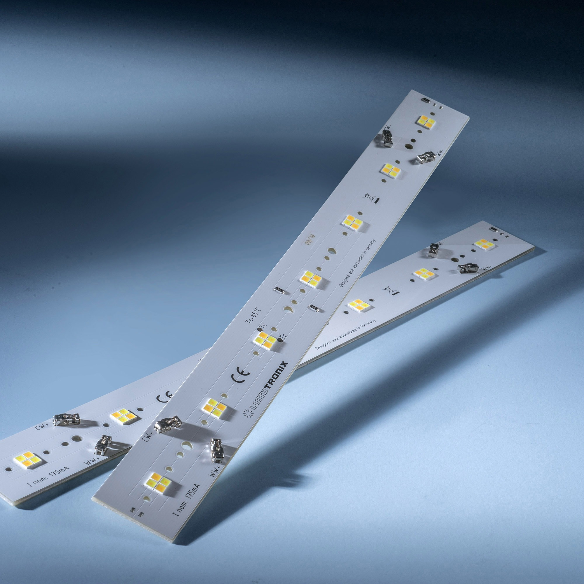 Daisy 28 Nichia LED Strip Tunable White 2700-4000K 595+625lm 175mA 20V 28 LEDs 28cm module (up to 4375lm/m and 25W/m)