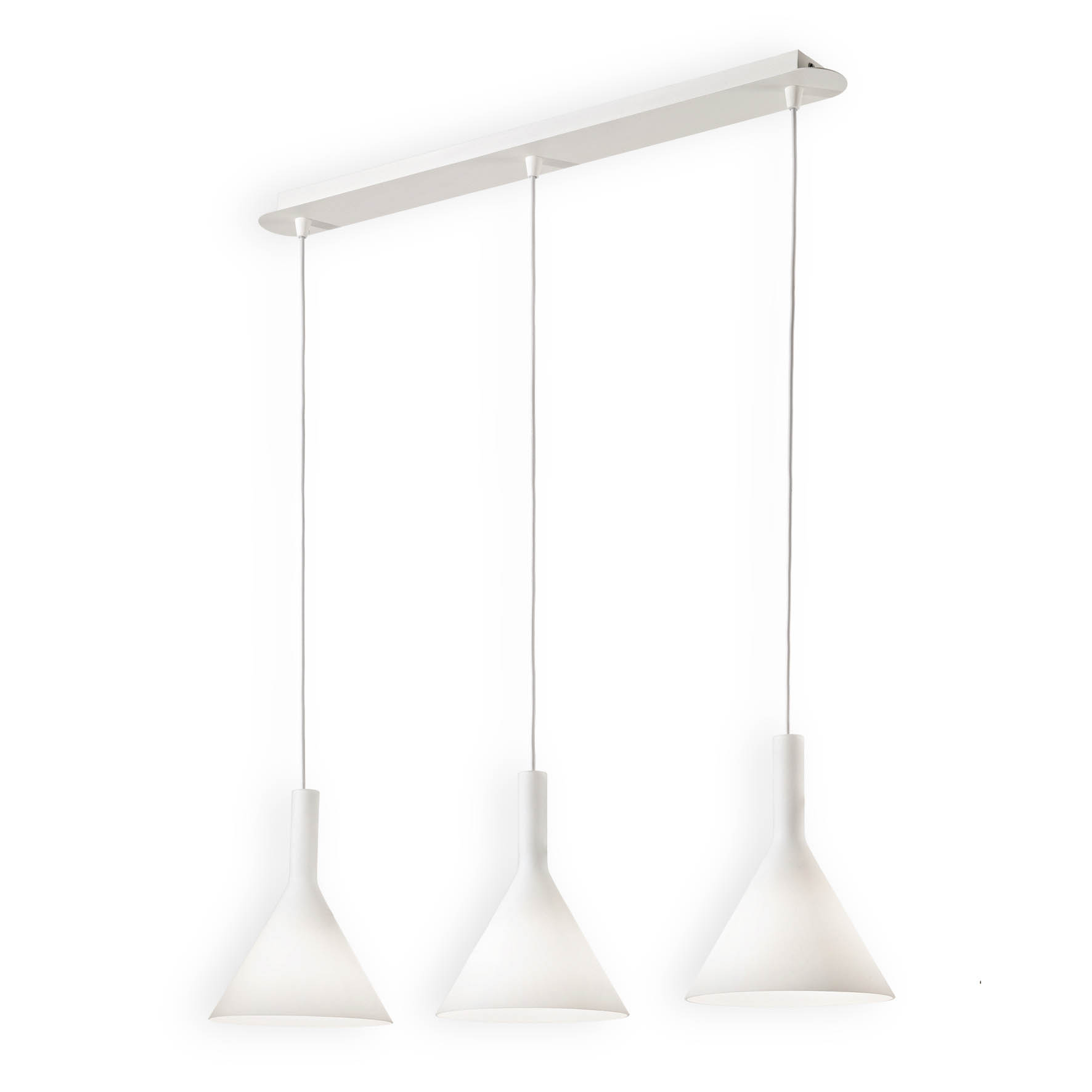 Pendant lamp IDEAL LUX Cocktail Sb3 Small Bianco