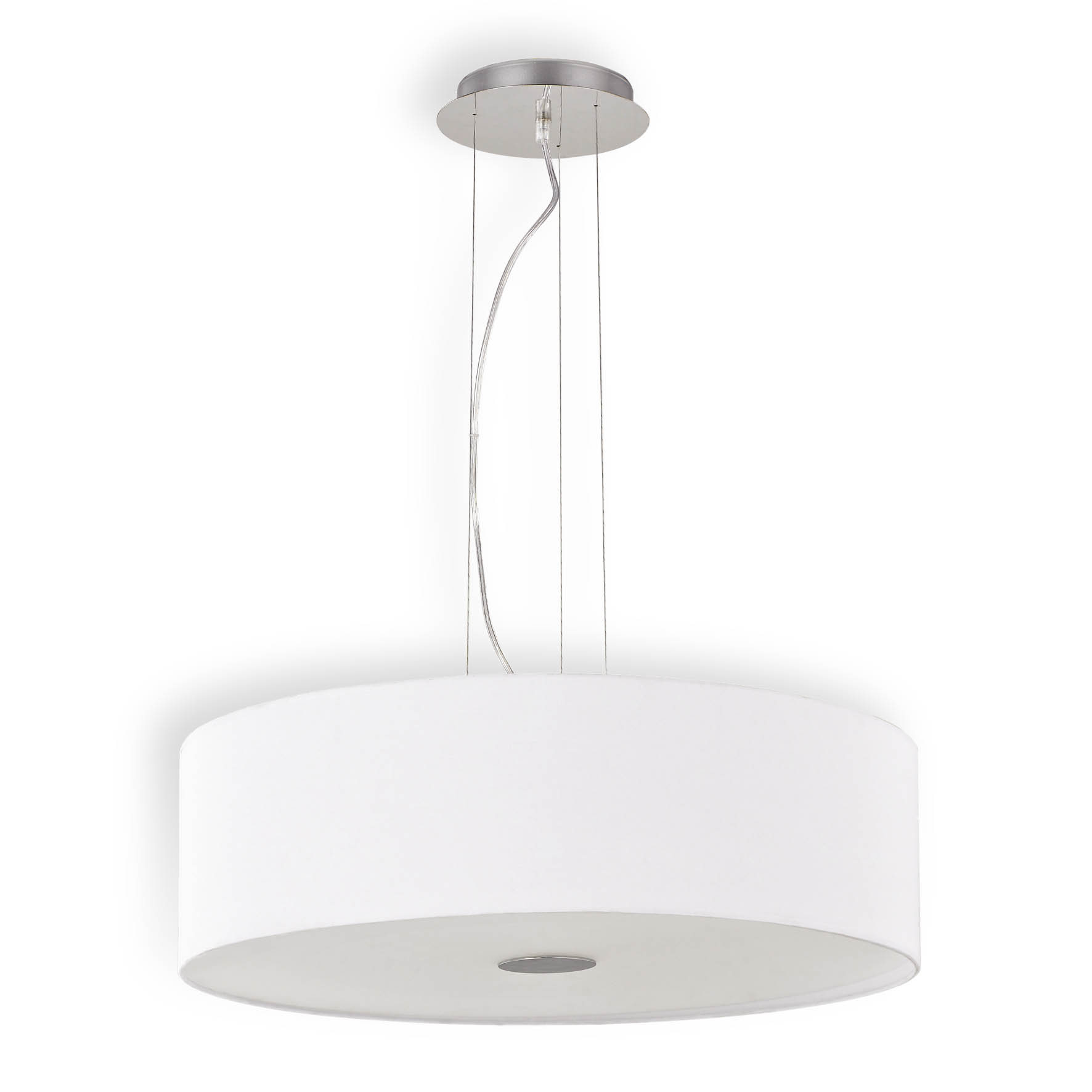 Pendant lamp IDEAL LUX Woody Sp4 Bianco 4X E27