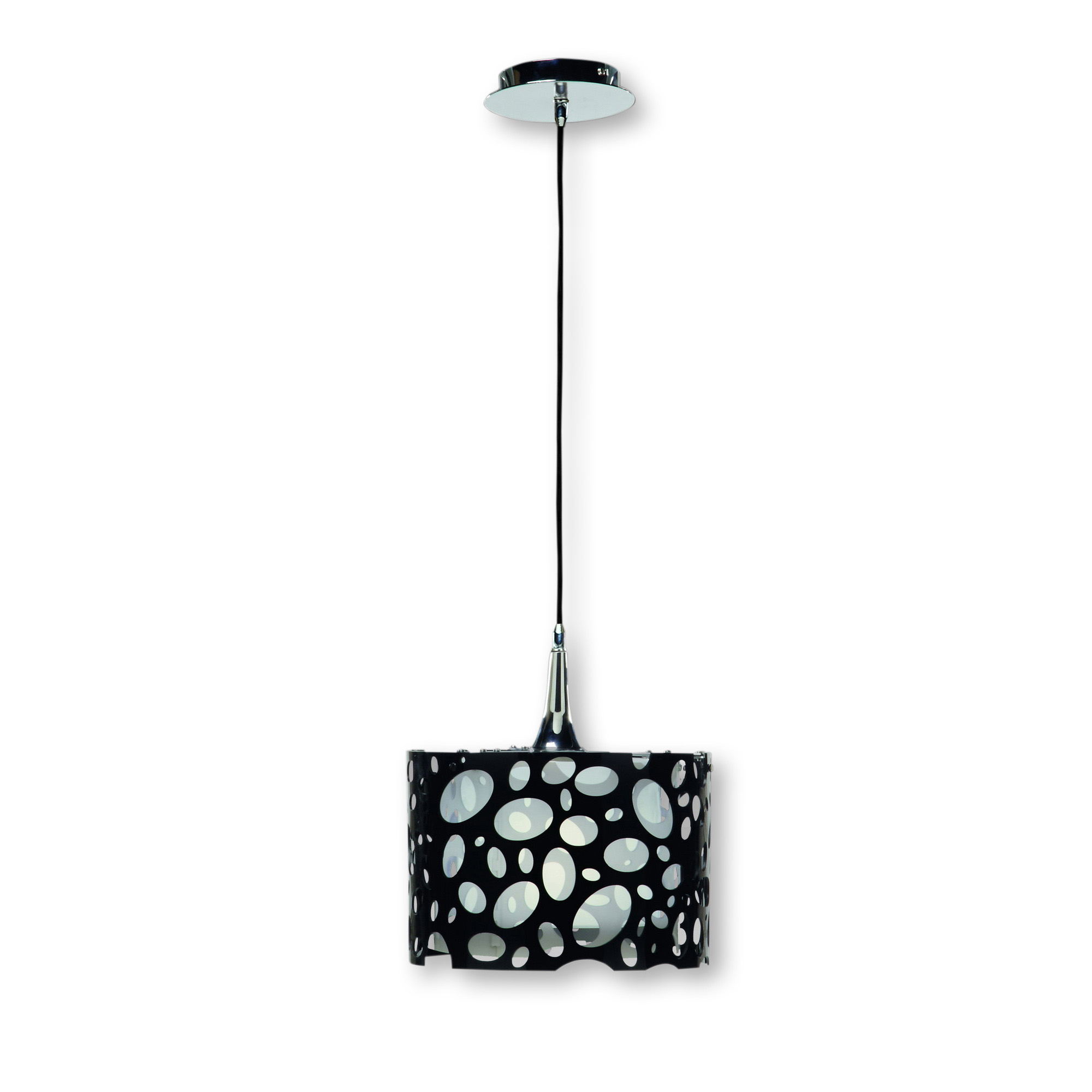 Pendant lamp MANTRA Moon White And Black 1L Small