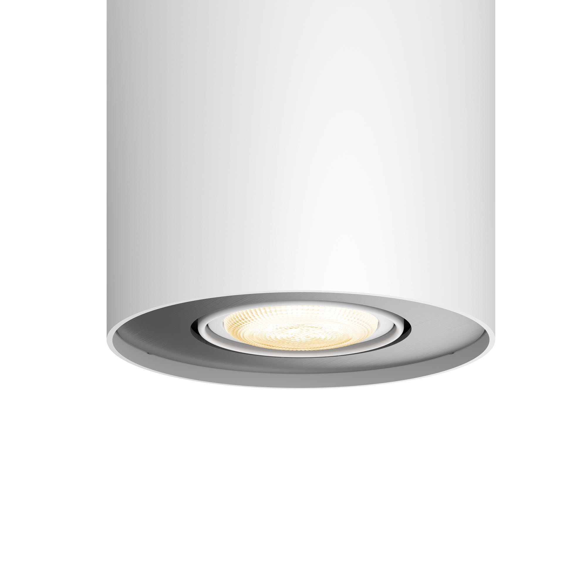 Ceiling LED lamp PHILIPS Wifi Pillar LED 1 Spot White 2200-6500K 5.5W 350lm