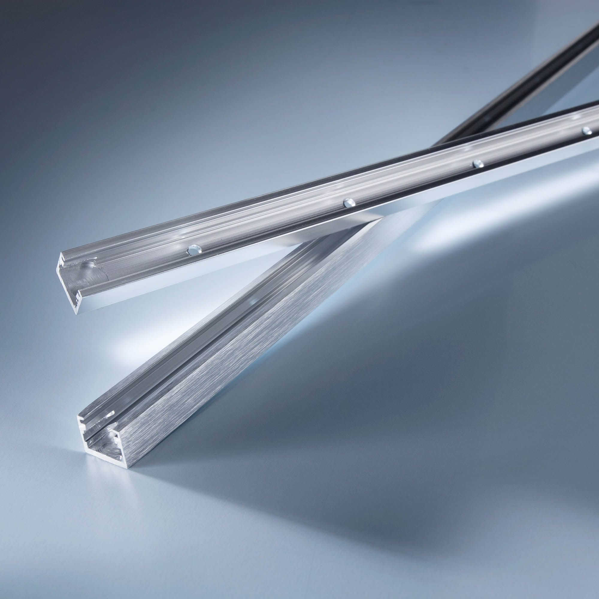 Aluminum profile Alumax 60cm chrome for Multibar LED strips 50cm