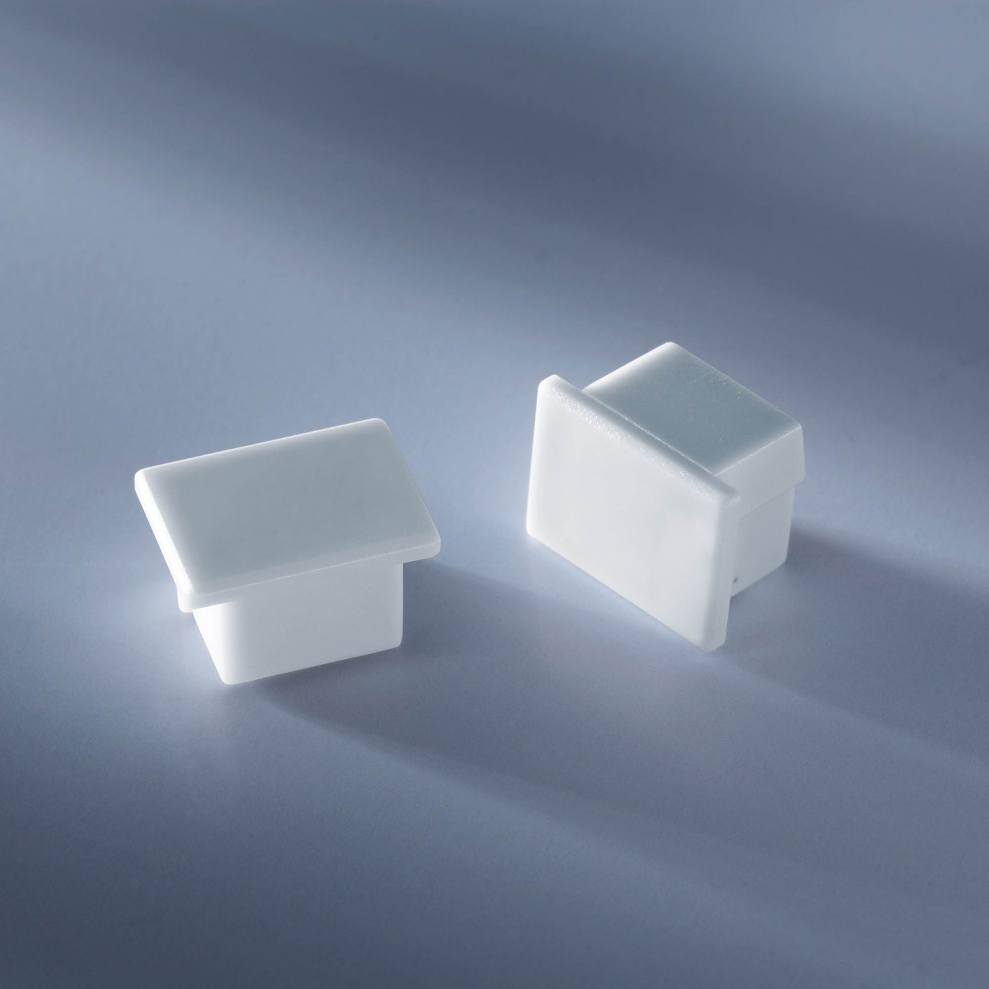 Closed end cap for Aluflex Aluminum Profile for LED strips deep 1020mm