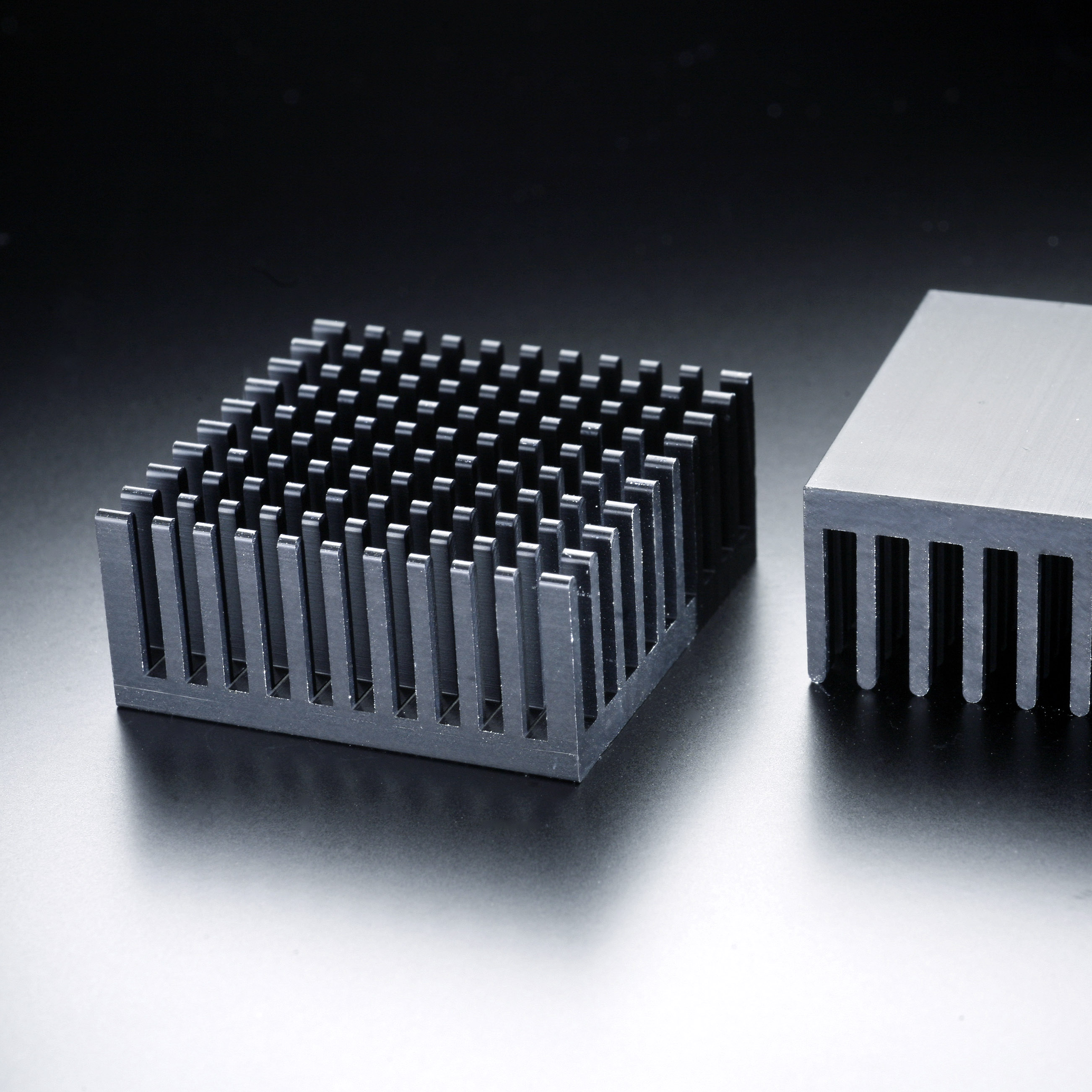 Heatsink square 38x38mm for one High-Power LED max. 2 Watt