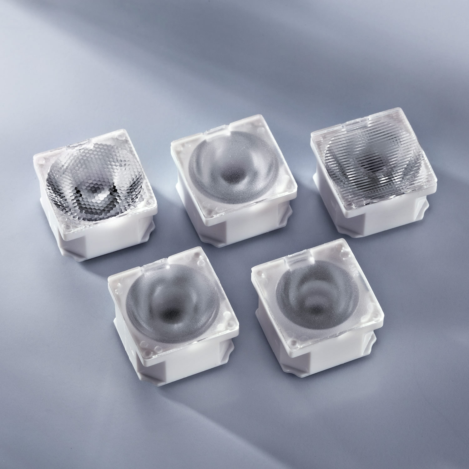 Ledil lens 21.6x21.6mm for Nichia UV NCSU033B & NCSU033C 10 deg