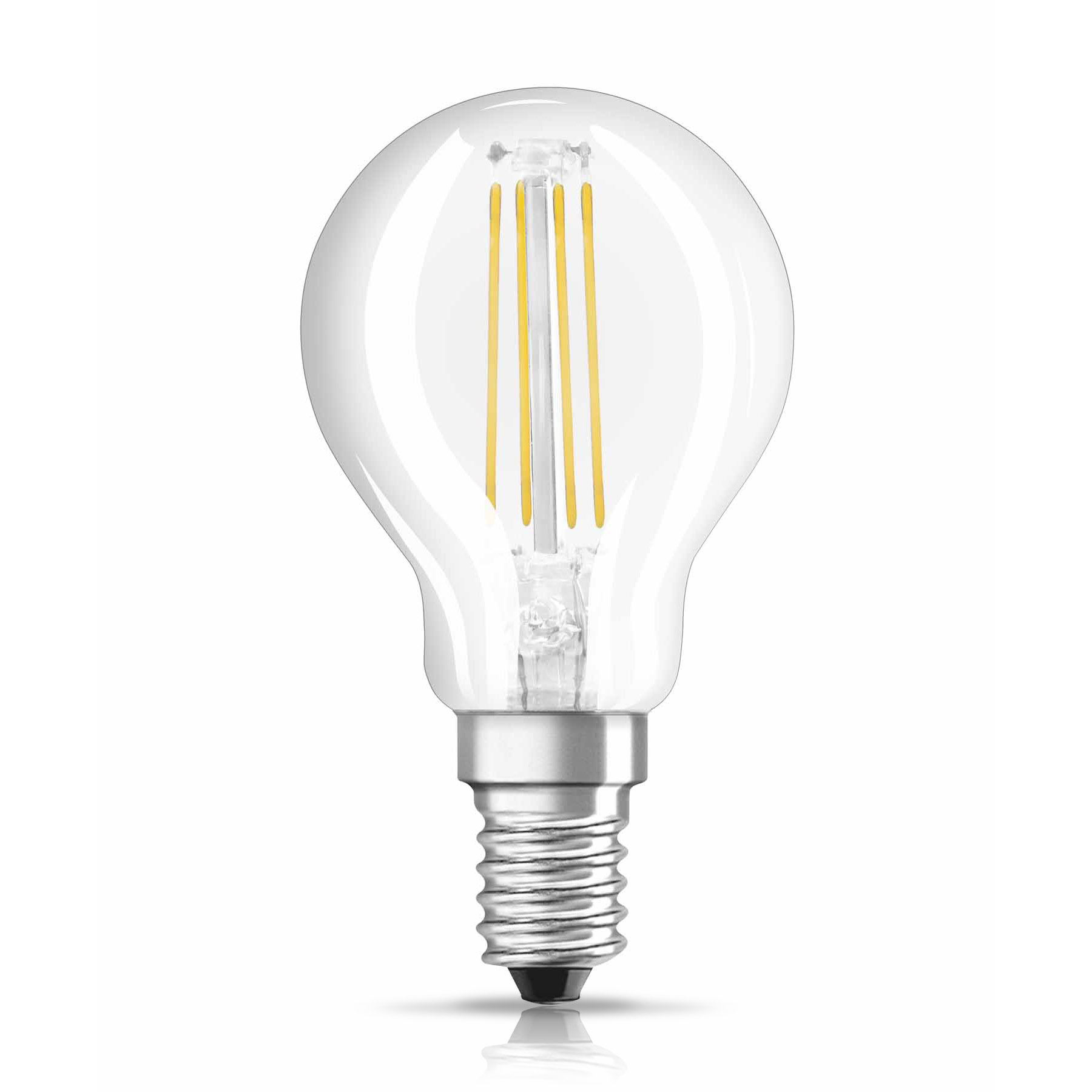 LED Bulb Osram LED RETROFIT CLASSIC P 37 4W 827 E14 CL 2700K 430lm