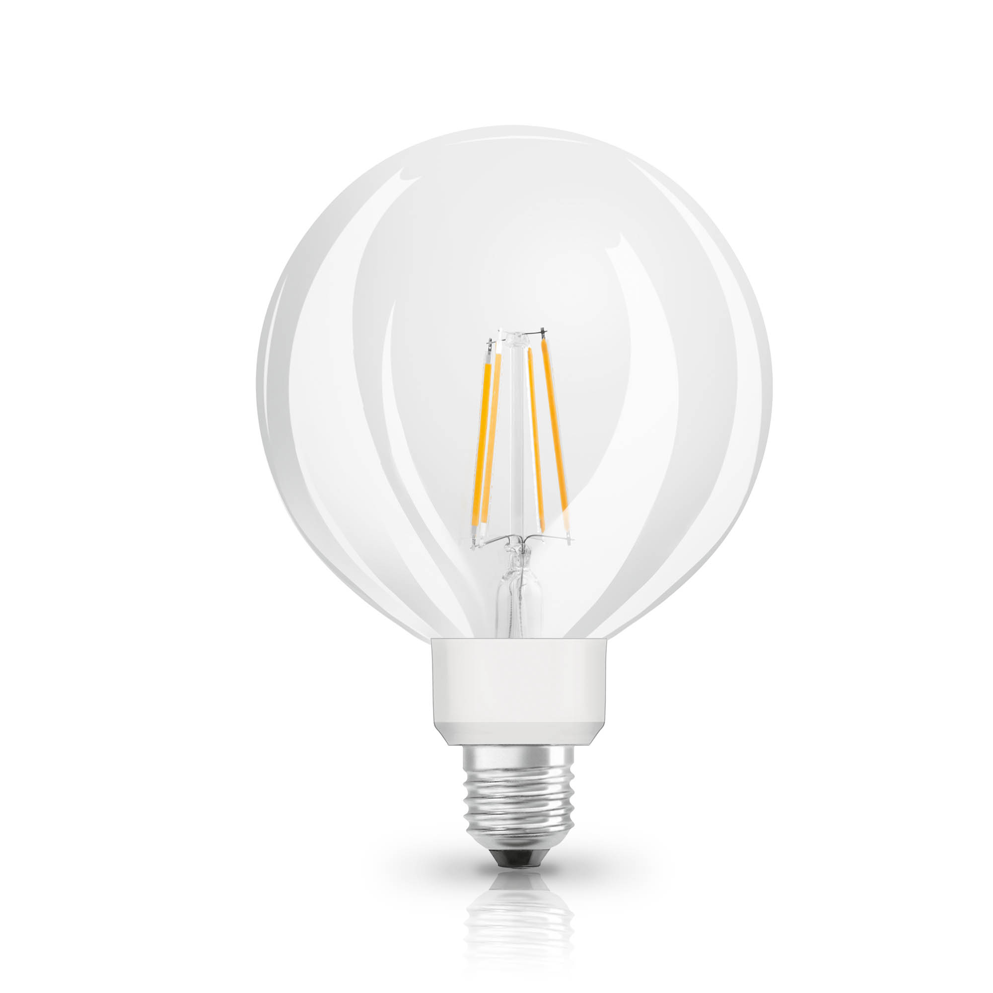 LED Bulb Osram LED STAR+ GLOWdim FIL CL 60 GLOBE125 7W 827 E27 806lm