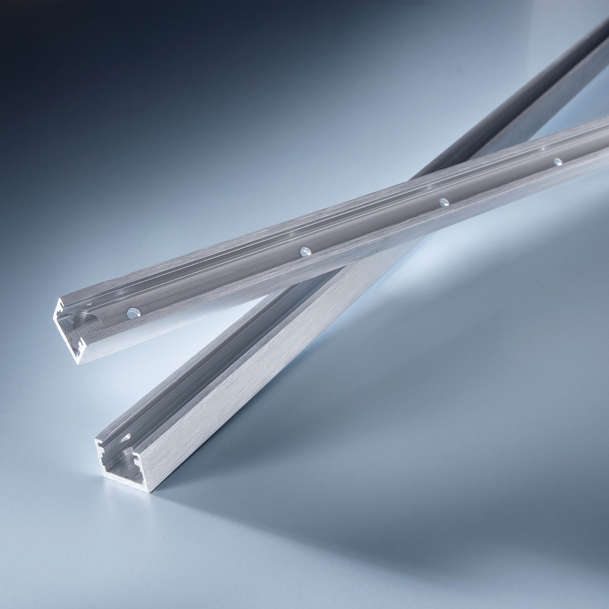 Alubar Aluminum profile chrome for Multibar LED strips 50cm anodised