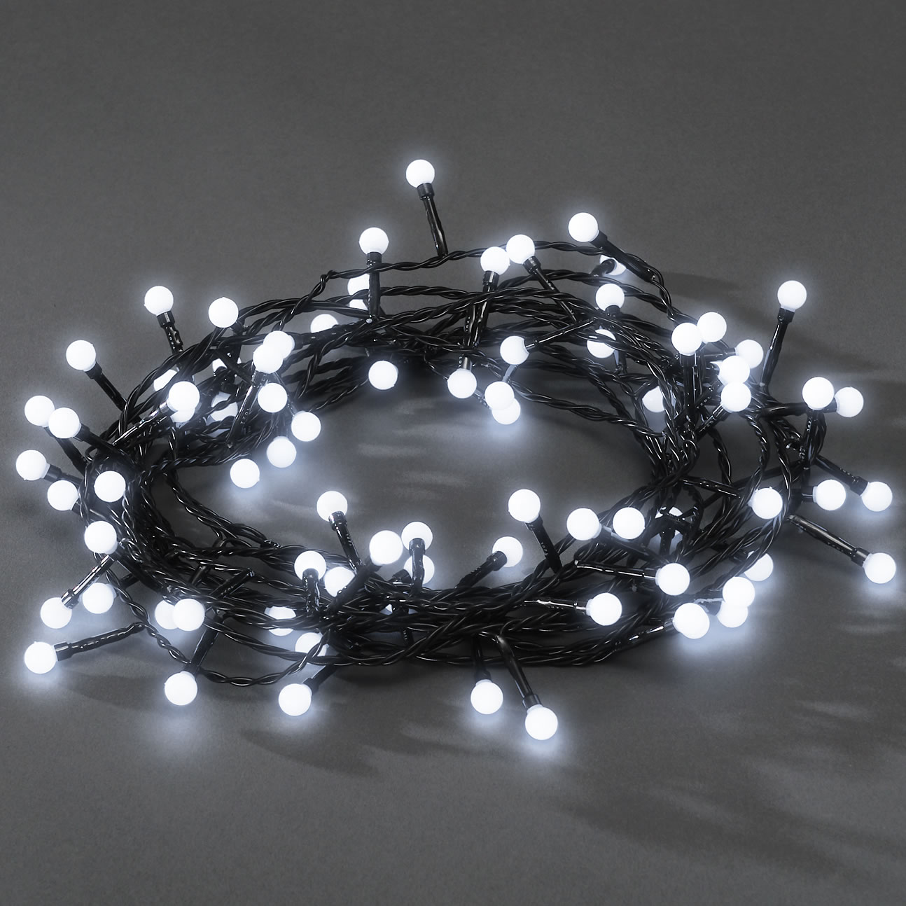 Chain of Lights, 80 round Diodes, white