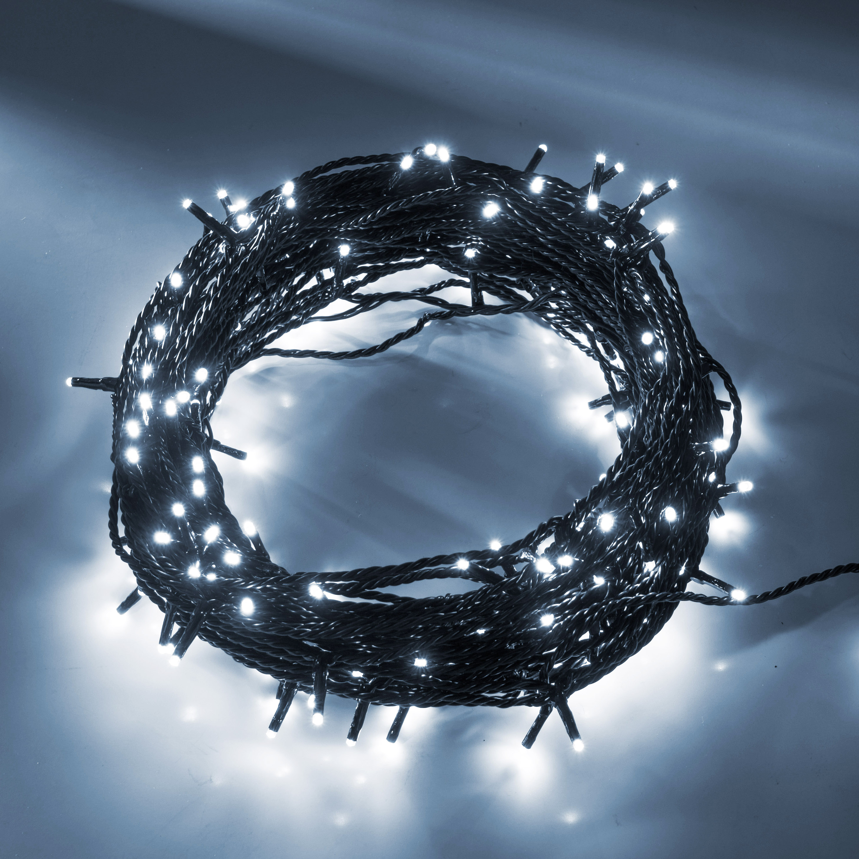 LED fairy light (rope)  white, 41m (200 LEDs)