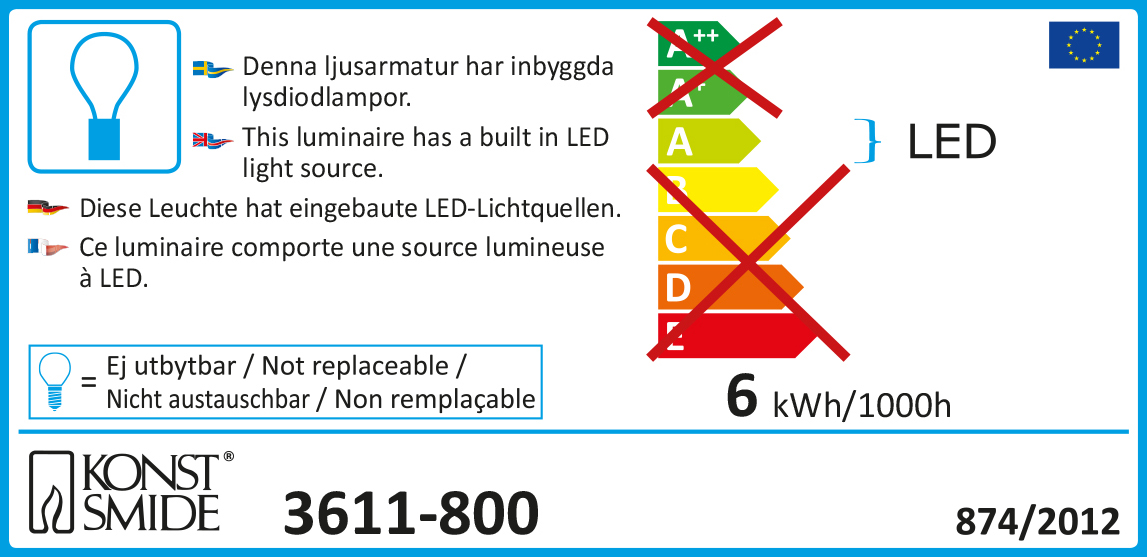 LED chain of lights 22m (80 LEDs)