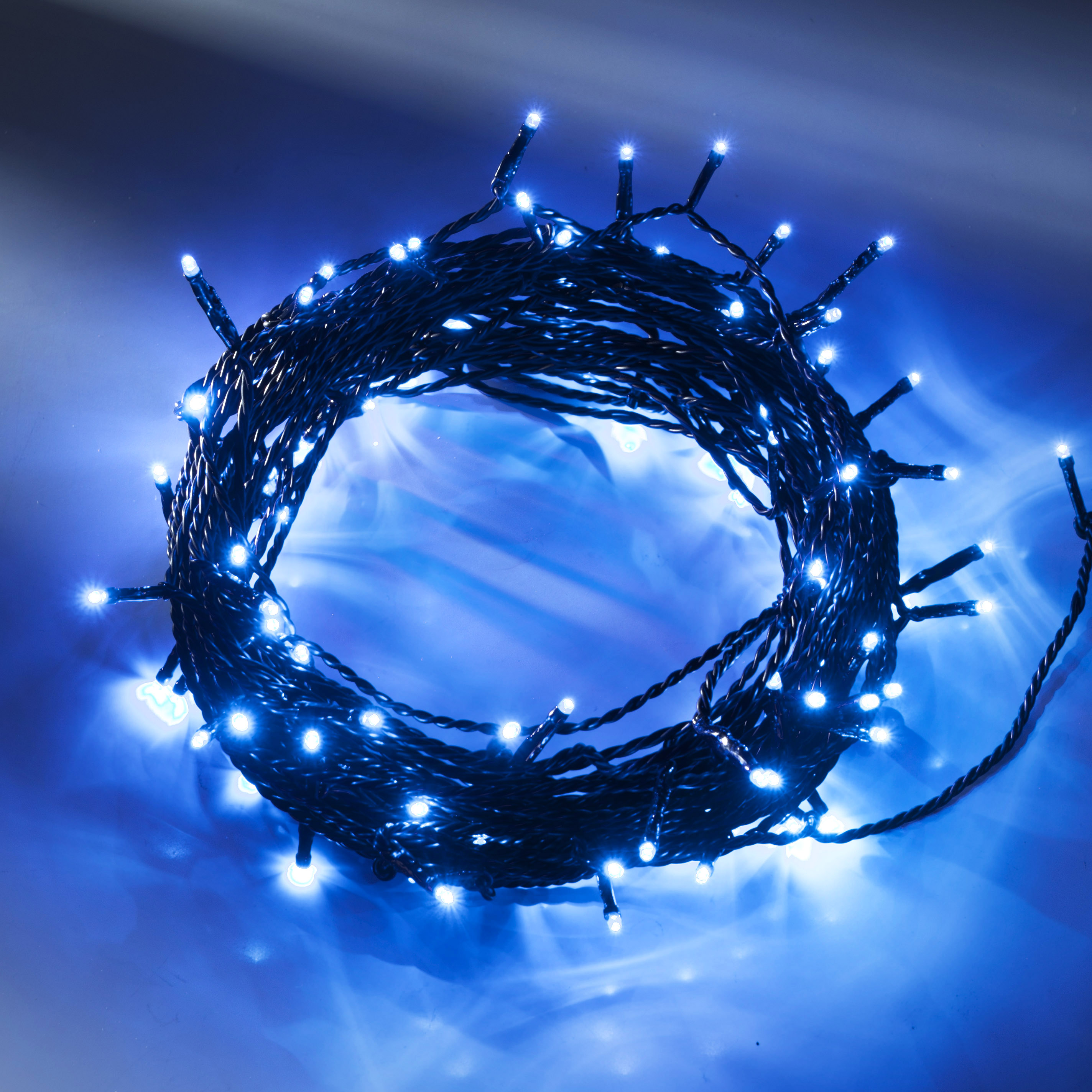 LED fairy light (rope)  blue, 16m (40 LEDs)