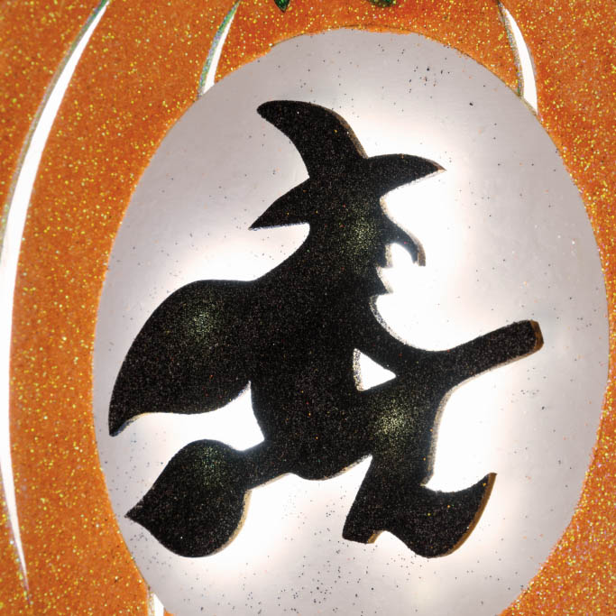 LED lantern Halloween witch