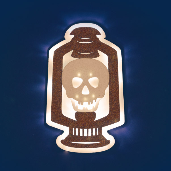 LED lantern Halloween skull