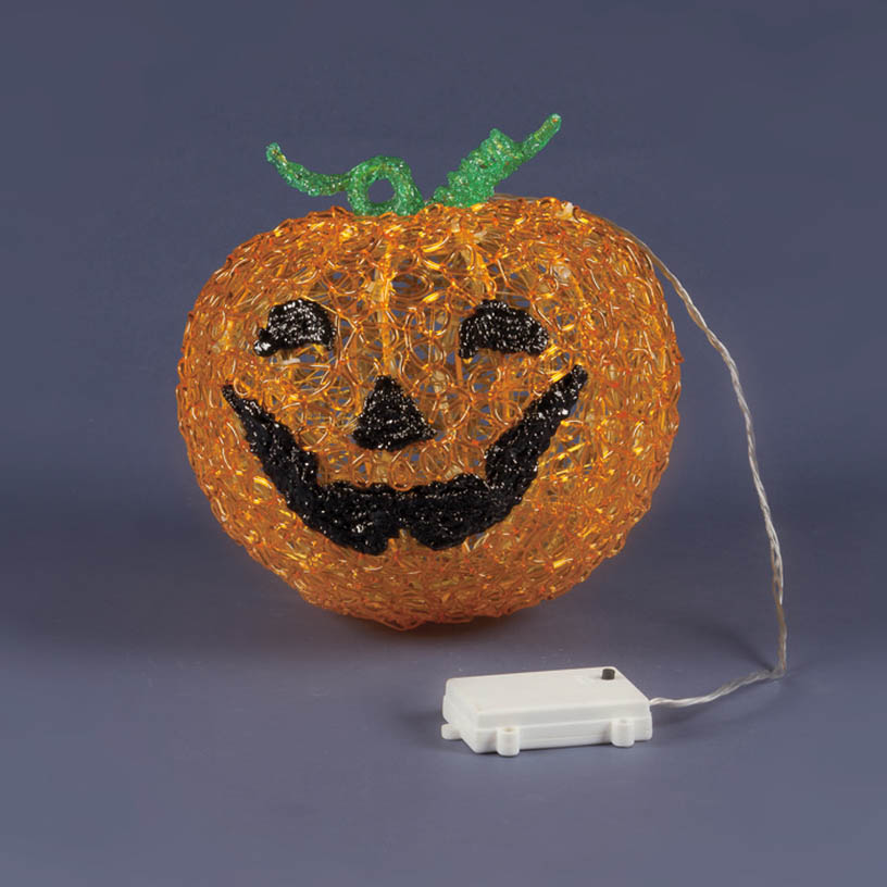 LED pumpkin, 80 white LEDs