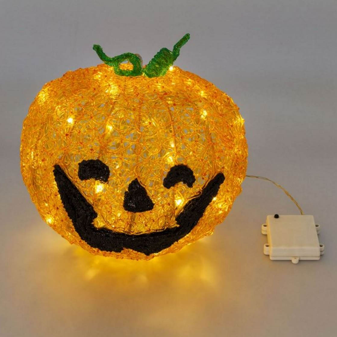 LED pumpkin, 80 white LEDs