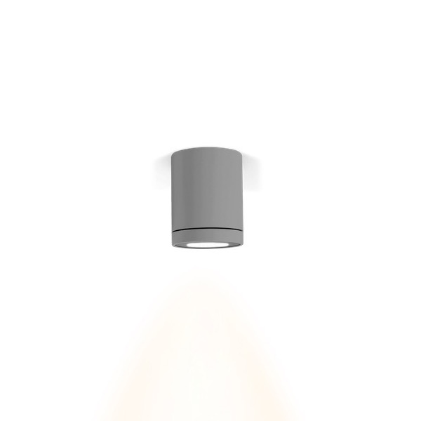 Wever & Ducré LED Outdoor Light Tube Ceiling grey 480lm 3000K CRI80