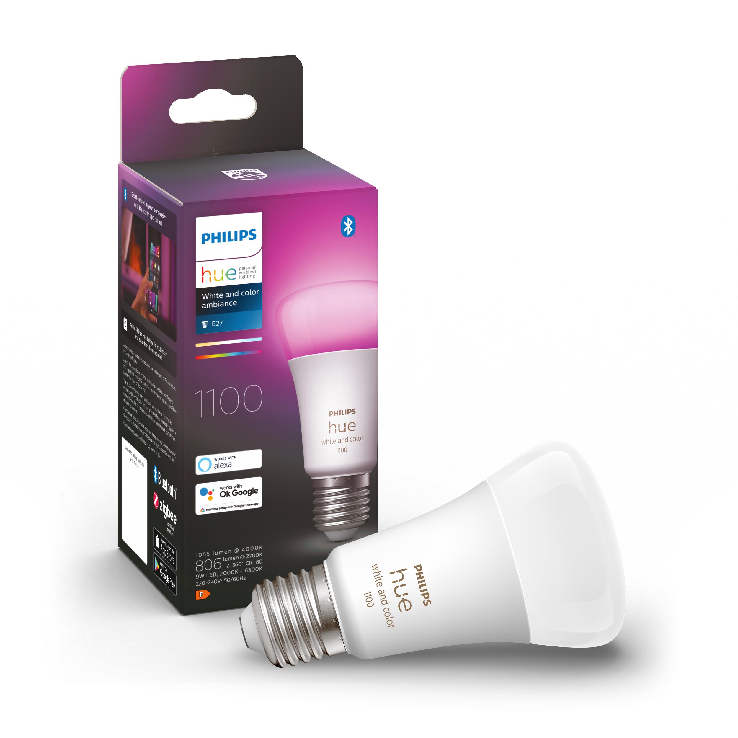 Philips Hue White and Color Ambiance LED E27 800lm