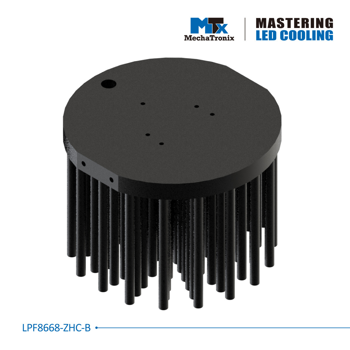 MechaTronix Heat Sink round 11cm LPF11180-ZHE-B for LED <9600lm