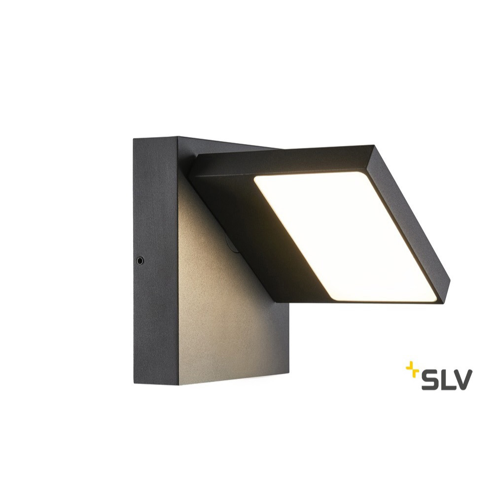 SLV ABRIDOR WL 3000/4000K IP55 Outdoor LED Wall Luminaire anthracite 750lm
