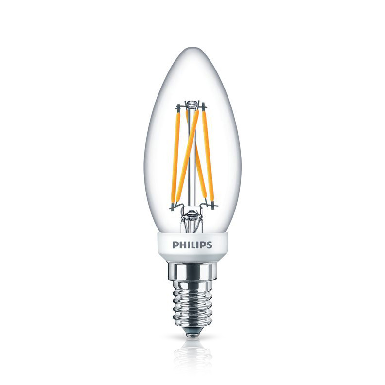 Philips MASTER Value LEDcandle 2.5-25W E14 927 B35 clear DimTone 250lm