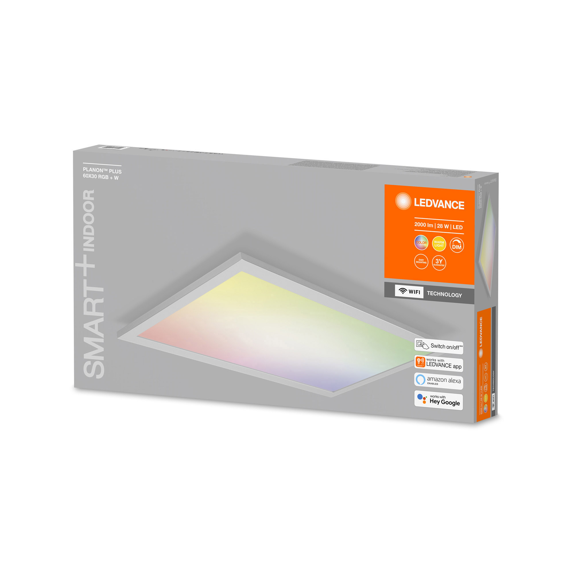 LEDVANCE SMART+ WiFi RGBW LED Panel PLANON PLUS 60x30cm 2000lm